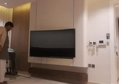 ديكورات شاشات خشبية بسيطة في شمال جدة