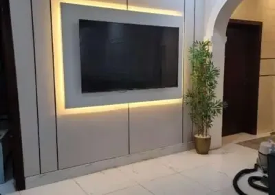 ديكورات شاشات خشبية بسيطة في شمال جدة