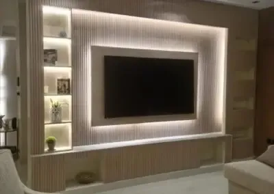 ديكورات شاشات خشبية بسيطة في شمال جدة