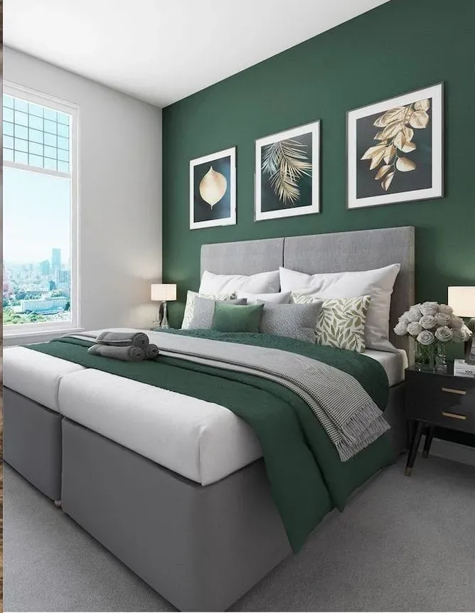 أحدث دهانات غرف نوم في جدة حي الحمدانية 