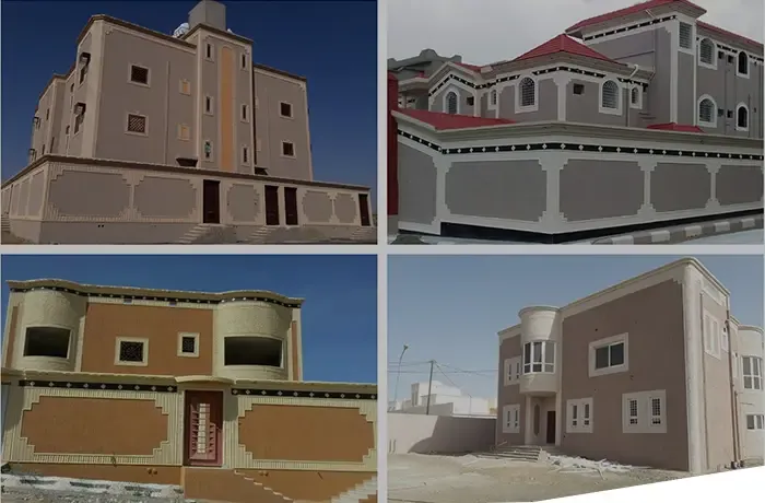 معلم دهانات بروفايل خارجي في حي البساتين بجدة