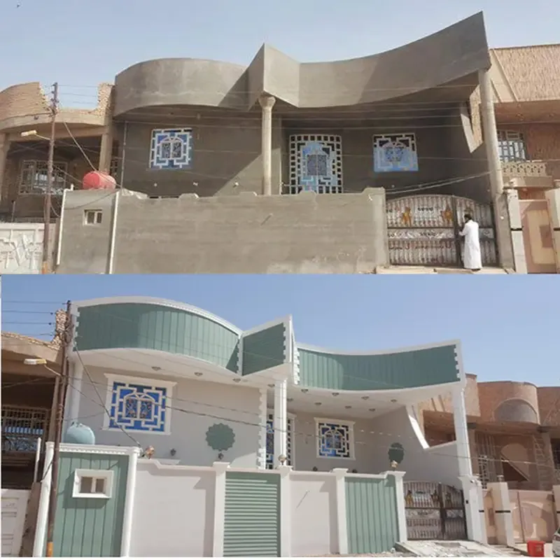 معلم دهانات بروفايل خارجي في حي البساتين بجدة