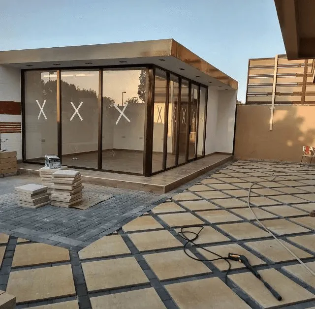 معلم دهانات بروفايل خارجي في حي البساتين بجدة