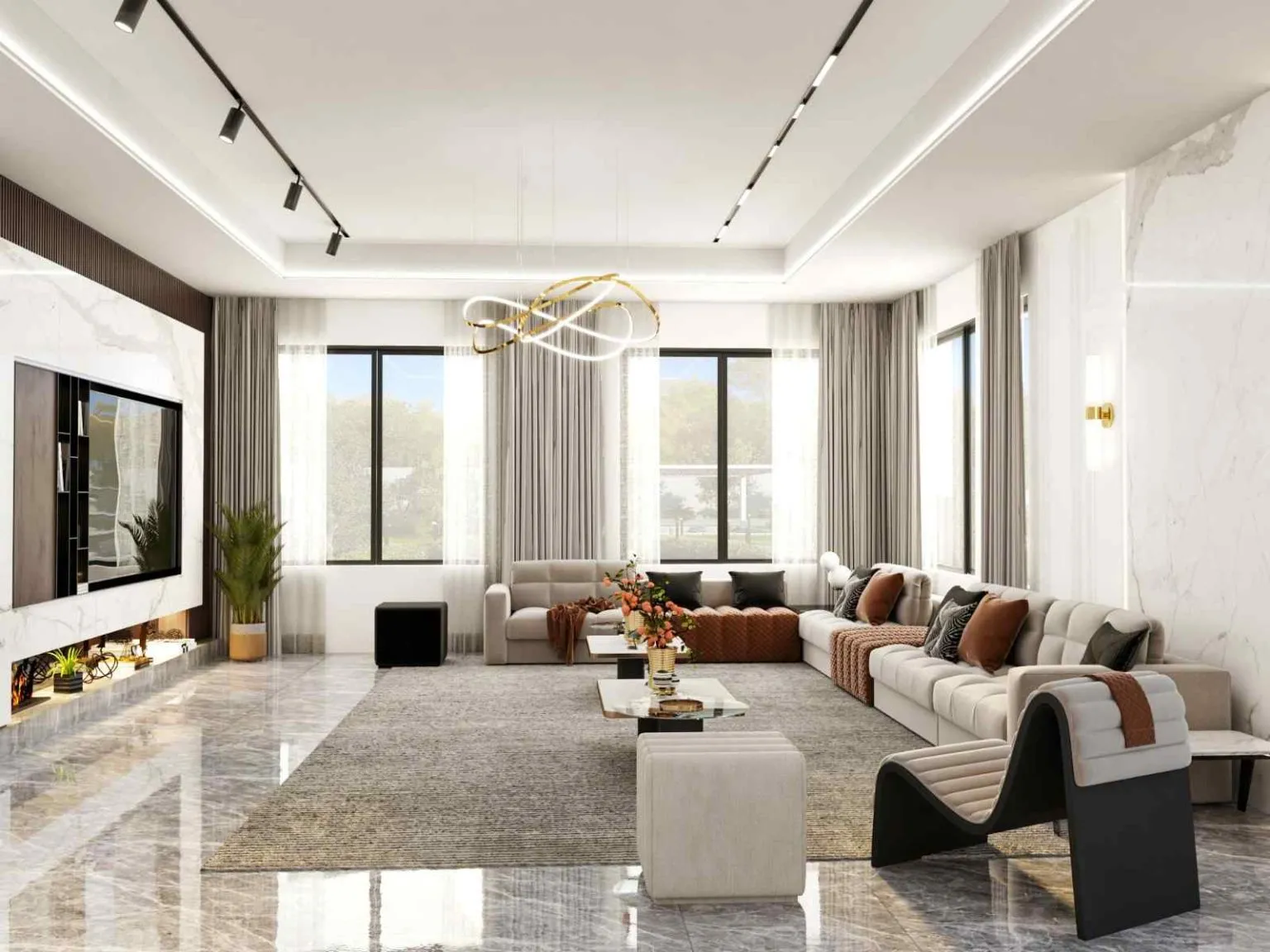 أحدث صيحات الديكور 2025 بحي النهضه