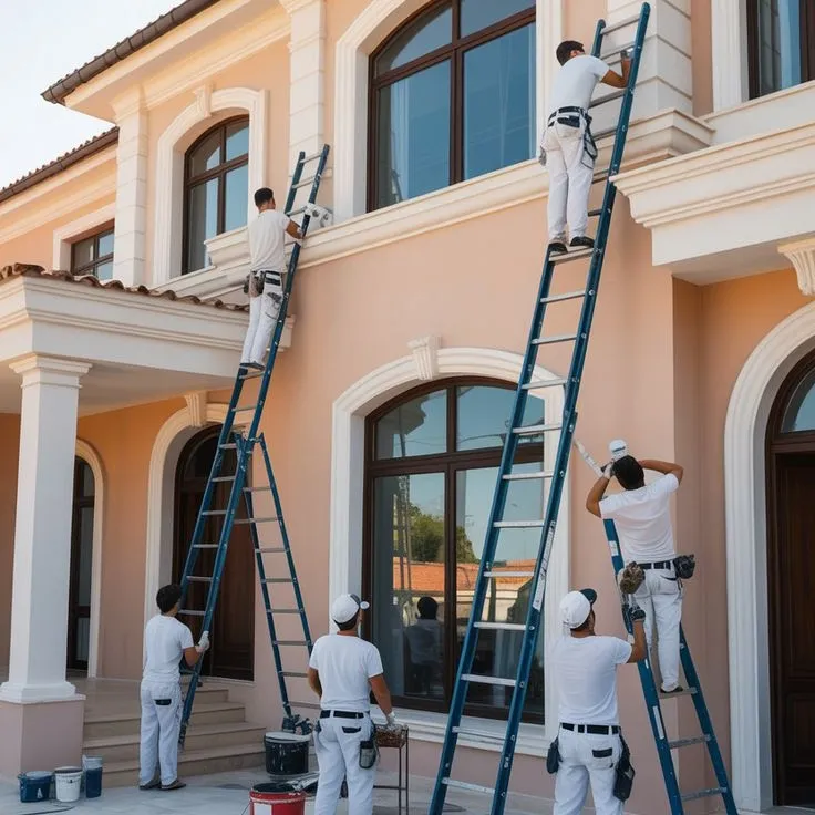 معلم دهانات وتشطيب بحي البوادي خدمات احترافيةداخلي وخارجي